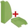Stehsammler »Recycle 2476« A4 inkl. Briefkorb »Recycle 5227« A4 grün, Leitz, 7.8x30x27.8 cm