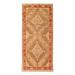 Canvello Early 20th Century Brown Fine Hand knotted Khotan rug - 5' X 11'1'' - 11'1'' x 5'
