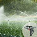 LWITHSZG Two Arm Sprinkler Water Sprinklers for Lawn Yard and Garden Plastic Irrigation Sprinkler 360 Degree Rotating Sprinkler Irrigation System Agricultural Irrigation Greening Irrigation