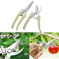 Pruning Garden Scissors Professional Garden Trimmer Orchard Scissors Hand Tools Gardening Chopper Pruning Scissors 1PCS(Straight)