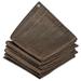 Shade Cloth 90% Sunblock Shade Cloth Net 10ft x 20 ft - Mocha Bulk UV Resistant Fabric Mesh for Greenhouse Shade Cloth Taped Edge
