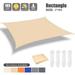 Waterproof Sun Shade Sail 4x3/6M Rectangle Curve Canopy for Outdoor Patio Pergola Cover Sunshade Sails UV Blocking Canovas Cover