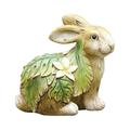 Creative Resin Garden Turtle Statue Animal Sculpture Backyard Lawn Pond Store Decor - rabbit