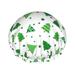 YFYANG Women s Double Waterproof Shower Cap Green Christmas Tree Pattern Reusable Hair Cap for All Hair Styles and Head Sizes
