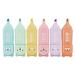 SDJMa Novelty Cartoon Bear Highlighter Pens Pastel Colors Highlighter Set Chisel Tip Marker Pens for Adults Kids Students Planner Notes Office School Supplies (4/5/6 Macaron Colors)