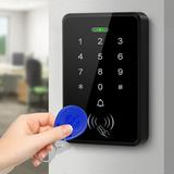 2023 Summer Savings! WJSXC Home Security Clearance Access Control Keypad Reader Door Access Control System Kit 1000 User Input Output Proximity Card Reader Gate Opener Digital Keypad