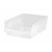 Quantum Storage Systems Shelf Bin Clear Polypropylene 4 in QSB107CL QSB107CL ZO-G0960811