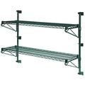 24 Deep x 36 Wide x 24 High Adjustable 2 Tier Freezer Wall Mount Shelving Kit