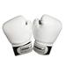 1 Pair Children Boxing Gloves Pearly Lustre Pure Color Boxing Gloves Sponge Forming Liner Boxing Gloves Stylish Boxing Sandbag Gloves for Kids Wearing White