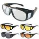 Leaveforme UV400 Anti-UV Sandproof Riding Glasses Men Outdoor Sport Night Vision Goggles Eyewear