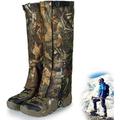 Hunting Leg Gaiters Waterproof Hiking Boot Gaiters Camo Snow Shoe Covers Outdoor Skiing Gators for Men and Women