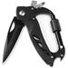 The Ultimate Outdoor Survival Gear: Multitool Carabiner with Folding Knife Bottle Opener Window Breaker and Screwdriver - Your Key to Conquer Every Adventure