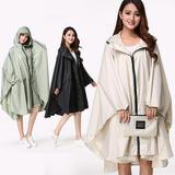 Ludlz Women s Stylish Long Raincoat with Hood and Multi Color Pattern Stylish Hooded Women Raincoat Outdoor Long Poncho Waterproof Rain Coat Rainwear