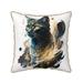 ZNDUO Throw Pillow 20 x20 Bed Pillow and Couch Pillows - Indoor Decorative Pillowsï¼ŒAbstract Cartoon Cat Throw Pillow