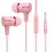 Open Back Studio Headphones Wi Earphones In Ear Headphones With Microphone 3.5mm Wired Earbuds For Ios And Android Smartphones Laptops Mp3 Gaming Walkman Wireless Headphones with Microphone And Mute