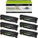 GREENCYCLE 6 Pack Compatible CRG137 Black Toner Cartridge Replacement for Canon 137 C137 Use with MF227dw MF216n MF247dw MF229DW MF212W MF232W D570 Laser Printer