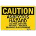 Lyle Caution Sign 5inx7in Reflective Sheeting U4-1060-RD_7X5