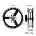 10 Inch Wheel Hub Rim for 10X2/10X2.125 /10X2.25/10X2.5/10X3.0 Tire Kugoo M4