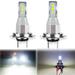 H7 LED Headlight Bulbs 8000LM Per Set 6000K Xenon White Mini Size Wireless H7 Headlight Bulb Pack of 2