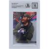 Sami Zayn WWE Autographed 2021 Topps Finest #68 Beckett Fanatics Witnessed Authenticated 10 Card
