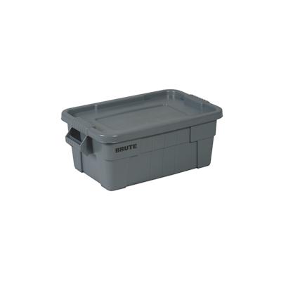 Rubbermaid Robuste Aufbewahrbox mit Deckel und Griffen | 53 Liter, HxBxT 27,1x44,1x70,7cm | Grau von PROREGAL Image
