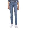 Straight-Jeans TOM TAILOR "Alexa Straight", Damen, Gr. 30, Länge 34, blau (random bleached blau), Denim/Jeans, Obermaterial: 98% Baumwolle, 2% Elasthan, casual, gerade lang, Jeans, in 5-Pocket-Form