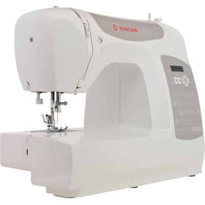 SINGER Computer-Nähmaschine "C5205 Grau", grau (grau, weiß), B:21,1cm H:32,9cm T:42,5cm, Nähmaschinen Image