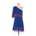 Alma Mater Casual Dress: Blue Dresses - Women's Size Large