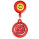 TEAAZA Creative Clock Alarm Clock Pocket Watch Color Smiley Quartz Pocket Watch Parenting Clock Pendant Wall Watch Unisex Engraved Watch