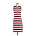 Gap Casual Dress - Shift: White Stripes Dresses - Women's Size Small