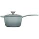 Le Creuset Enameled Cast Iron Saucepan w/ Lid Enameled Cast Iron/Cast Iron in Gray/Blue | 2.25 qt | Wayfair 21181018717041