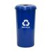 Witt 10/1CTDB 20 gal Multiple Materials Recycle Bin - Indoor, Decorative, 20 Gallon, Blue