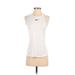 Nike Active Tank Top: White Activewear - Women's Size Small