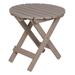 Rosecliff Heights Brently Folding Outdoor Side Table Wood in Gray | Wayfair 57E782B8584144BCAAD249687D9C2D69