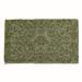 1'6"x2'6" Honeysuckle Bee Rectangle Indoor and Outdoor Coir Door Welcome Mat Green