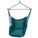 Arlmont & Co. Dijonay Chair Hammock Cotton in Green/Blue | 61 H x 50 W x 51 D in | Wayfair E2B22E0870634CBE8F5C4D074AB86C53