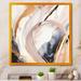 Ivy Bronx Pink Gold Fusion Of Marble - Abstract Marble Canvas Print Canvas, Cotton in Gray/Orange/Pink | 30 H x 30 W x 1 D in | Wayfair