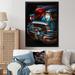 George Oliver Red & Silver Retro Rides II - Retro Car Wall Art Living Room Canvas in Blue/Red | 20 H x 12 W x 1 D in | Wayfair