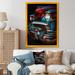 George Oliver Red & Silver Retro Rides II - Retro Car Wall Art Living Room Canvas in Blue/Red | 20 H x 12 W x 1 D in | Wayfair