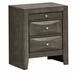 Red Barrel Studio® Lyniya Wood Nightstand Wood in Brown/Gray | 28 H x 23 W x 17 D in | Wayfair 17003486EE2E415594DE4473EE8CE559