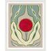 Birch Lane™ Enette Magical Poppy 2 by Andrea Stokes - Single Picture Frame Print Paper in Brown/Green/Red | 20 H x 16 W x 1.25 D in | Wayfair