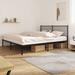Ebern Designs Kenshaun Bed Metal in Black | 35.6 H x 73.6 W x 86.2 D in | Wayfair 06794B0F2B1040438FDD55AB7DF4F0C6