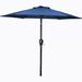 Arlmont & Co. 90" Market Umbrella Metal in Blue/Navy | 90 H x 90 W x 90 D in | Wayfair 1A11378A2D0542D6AFAD2E56950A70A7