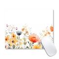 Mouse Pad Small Mousepad Modern Floral Mousepads for LLaptop with Nonslip Base Spill-Resistant Surface Desk Pad for All Types of Mouse Laptop Computer PC (8.7 Ã— 7.1 ) Square