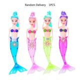 MANNYA Mermaids for Doll with Lighting Tail Bathtub Toy Dolls Toddler Toy Gift for Girl