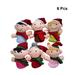 6PCS Christmas Finger Puppet Doll Set Cartoon Lovely Family Interactive Toy Finger Toy for Kids