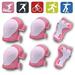 Children\ s Sports Protective Gear Knee Pads And Elbow Pads 6 in 1 set Adjustable Riding Skating Protective Gear