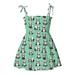 Summer Dresses For Girls Toddler Baby Kids Sleeveless Strap Summer Beach Casual Clothes Formal Dress
