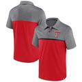 Men's Fanatics Branded Red/Gray Texas Tech Red Raiders Polo