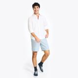 Nautica Men's Sustainably Crafted 8.5" Pleated Short Noon Blue, 36W